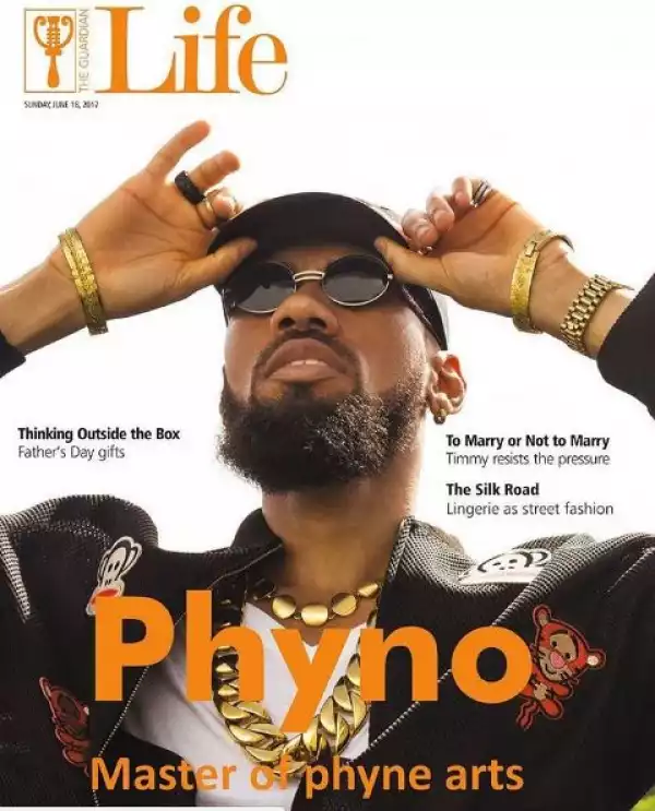 Phyno Covers Guardian Life Magazine (Photos)
